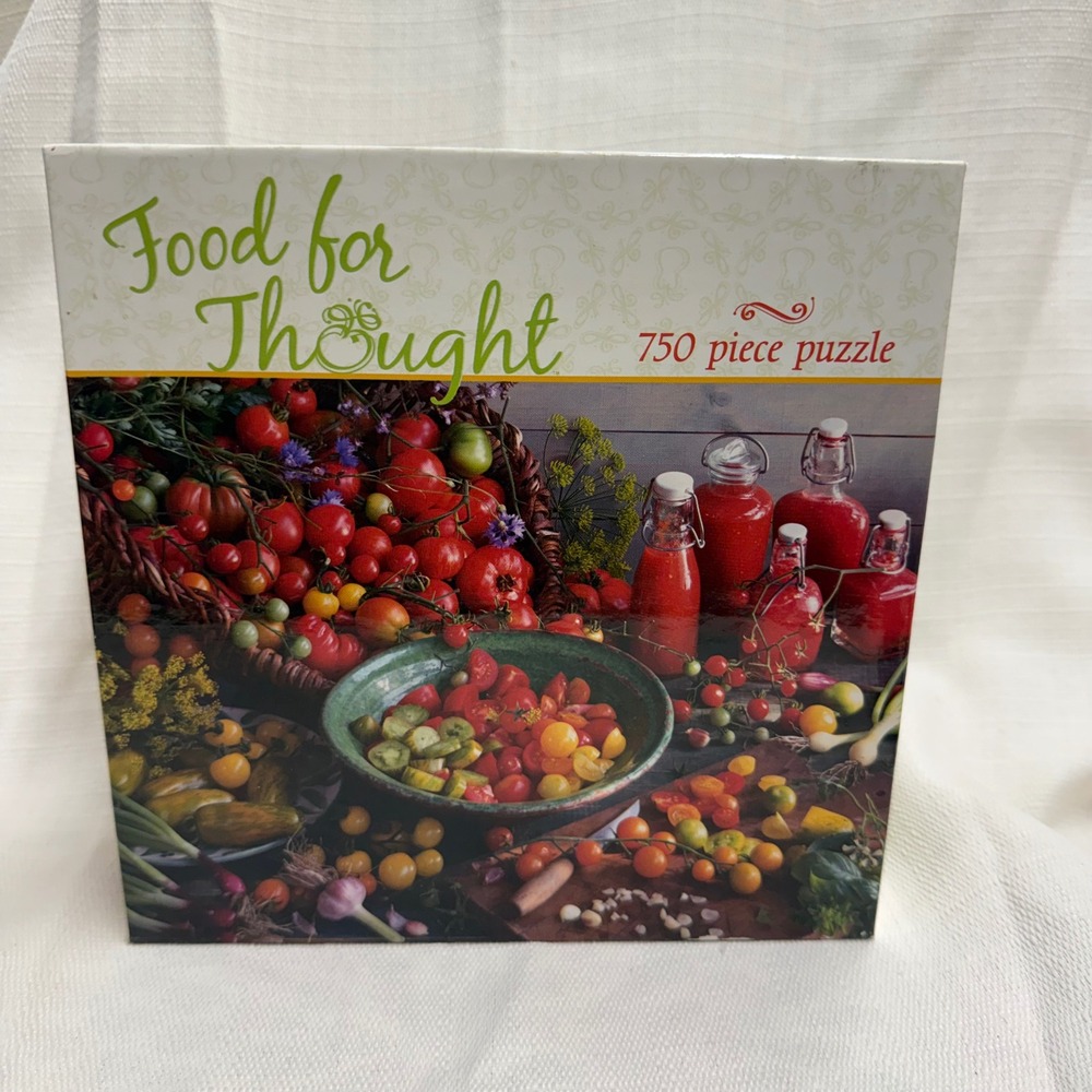 Ceaco Food‎ for Thought 750 Piece Jigsaw Puzzle Tomatoes Harvest 2006 2959-6
